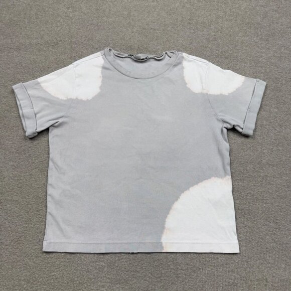 All Saints T Shirt Women's Size XS Gray Short Sleeve Oversized Casual - Picture 1 of 8